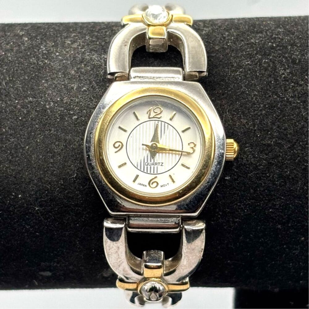 90s Silver & Gold Quartz Watch